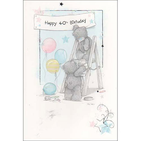 40th Birthday Me to You Bear Card £2.40